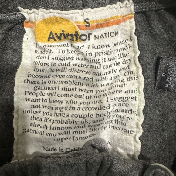 Aviator Nation BOLT SWEATPANTS - HEATHER GREY - Picture 3 of 10